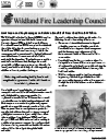Cover for Wildland Fire Leadership Council