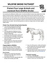 Protect Your Large Animals and Livestock from Wildfire Smoke Factsheet