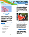 Air Quality Flag Program Newsletter - 2021 Spring Cover Icon